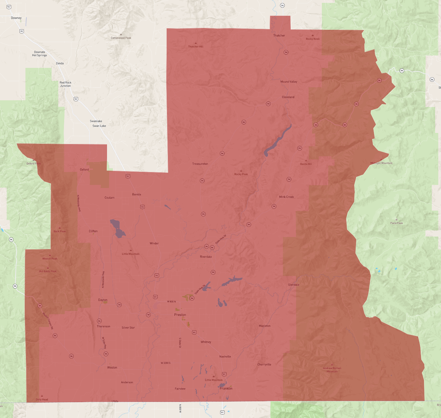 Idaho Franklin County