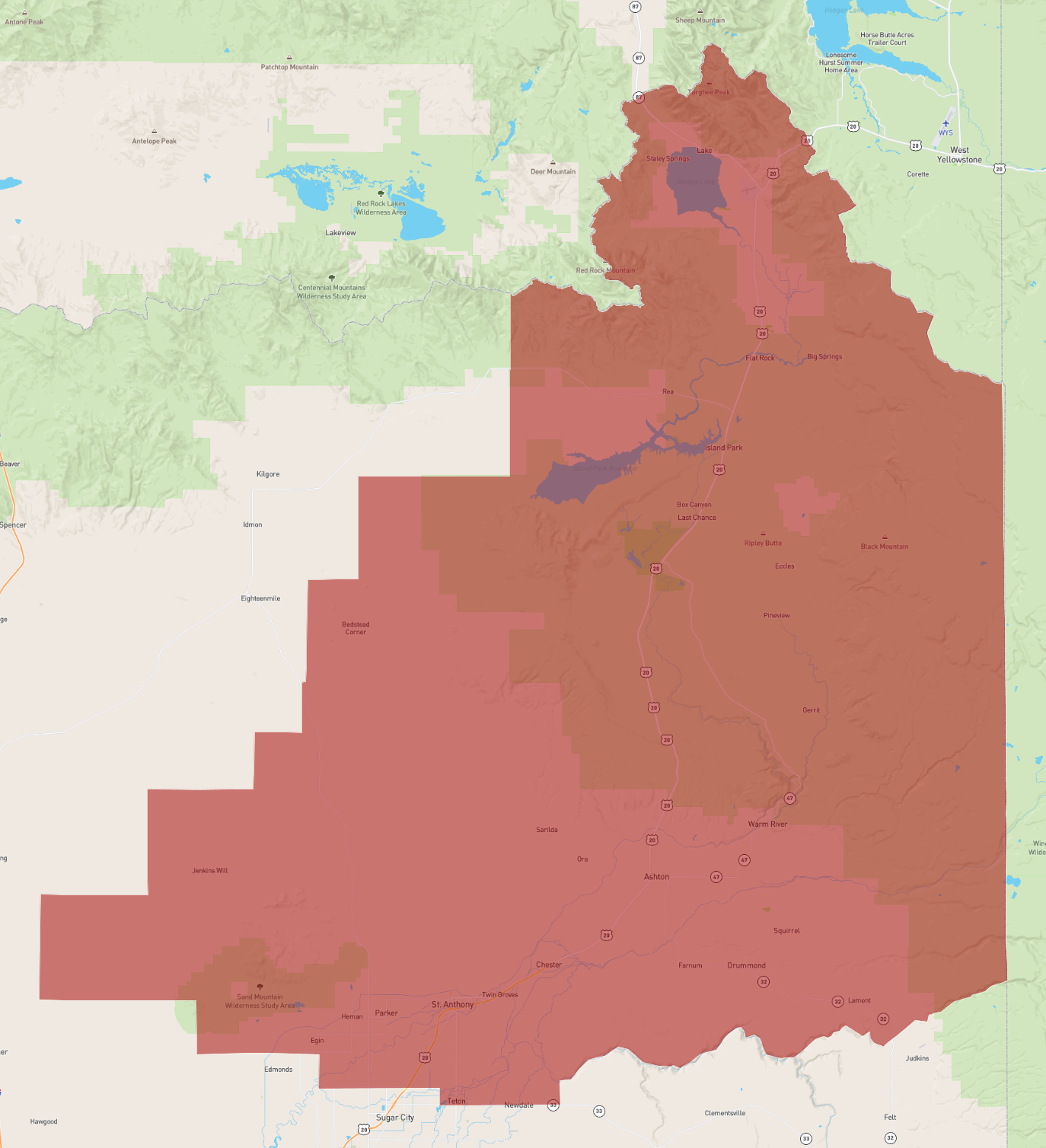 Idaho Fremont County