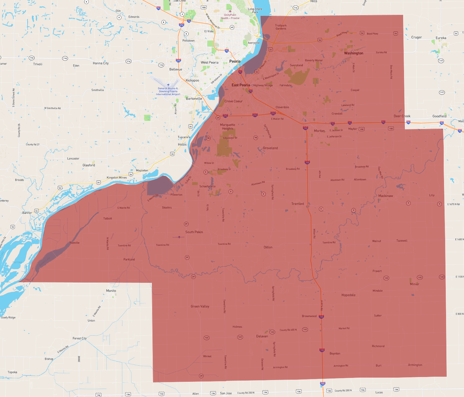 Illinois Tazewell County