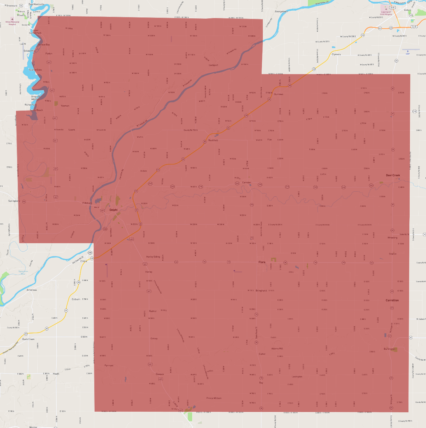 Indiana Carroll County