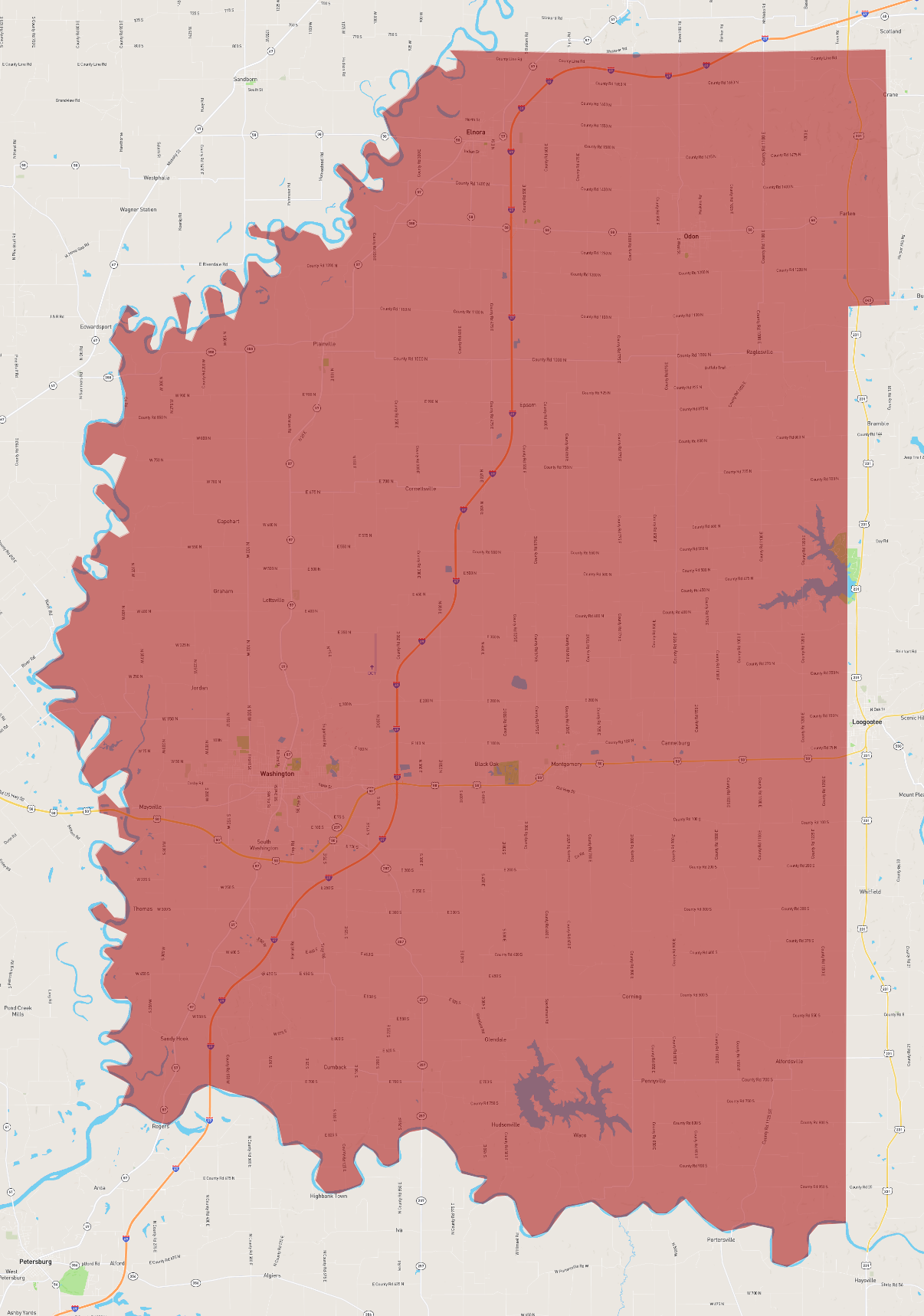 Daviess County Gis Indiana Indiana Daviess County - Atlasbig.com