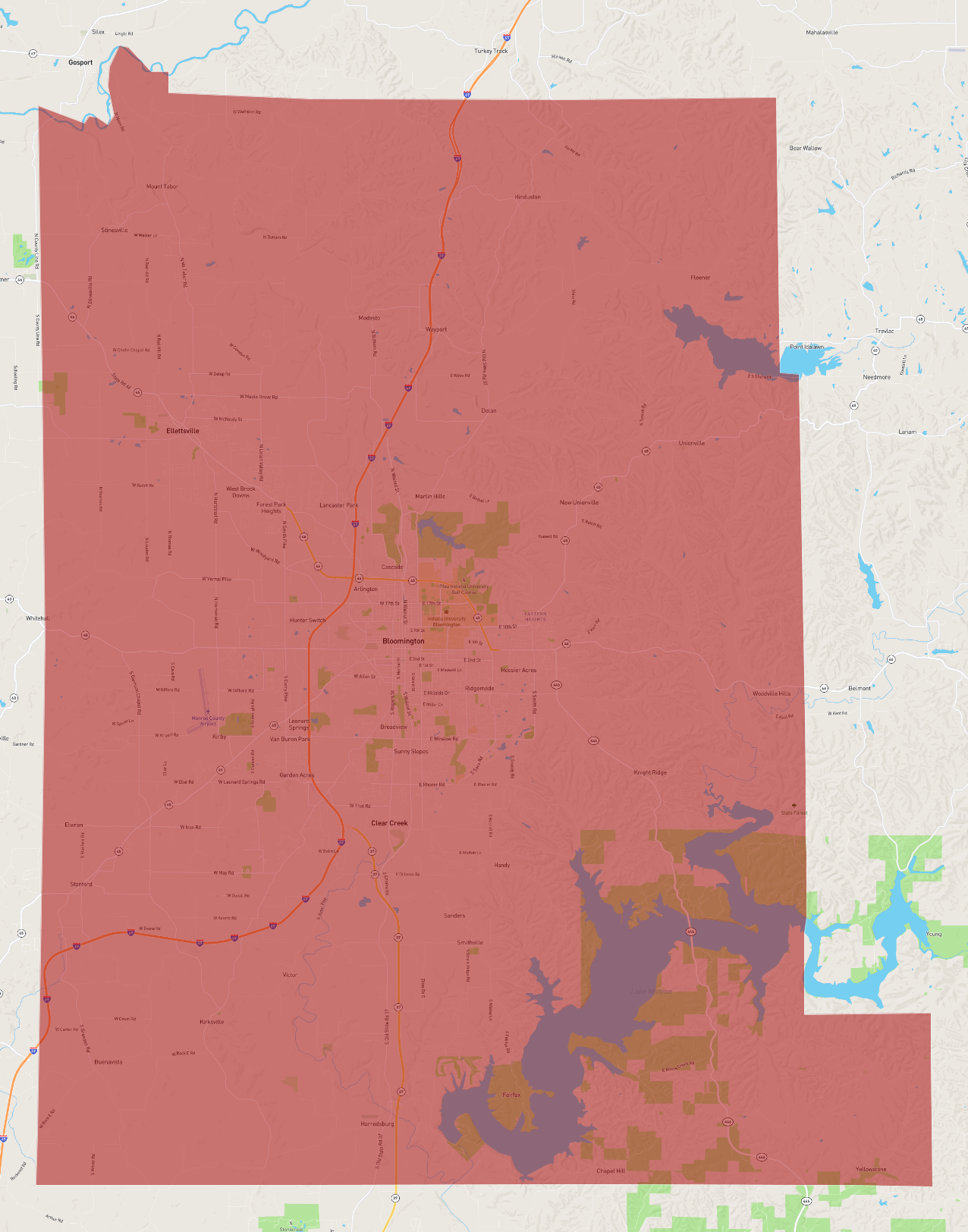 Indiana Monroe County