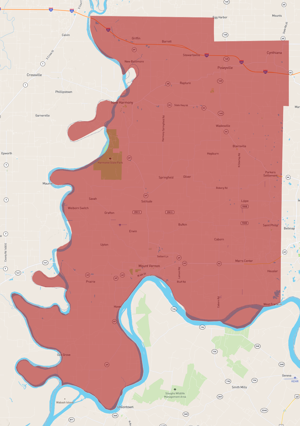 Indiana Posey County AtlasBig indiana-posey-county-atlasbig