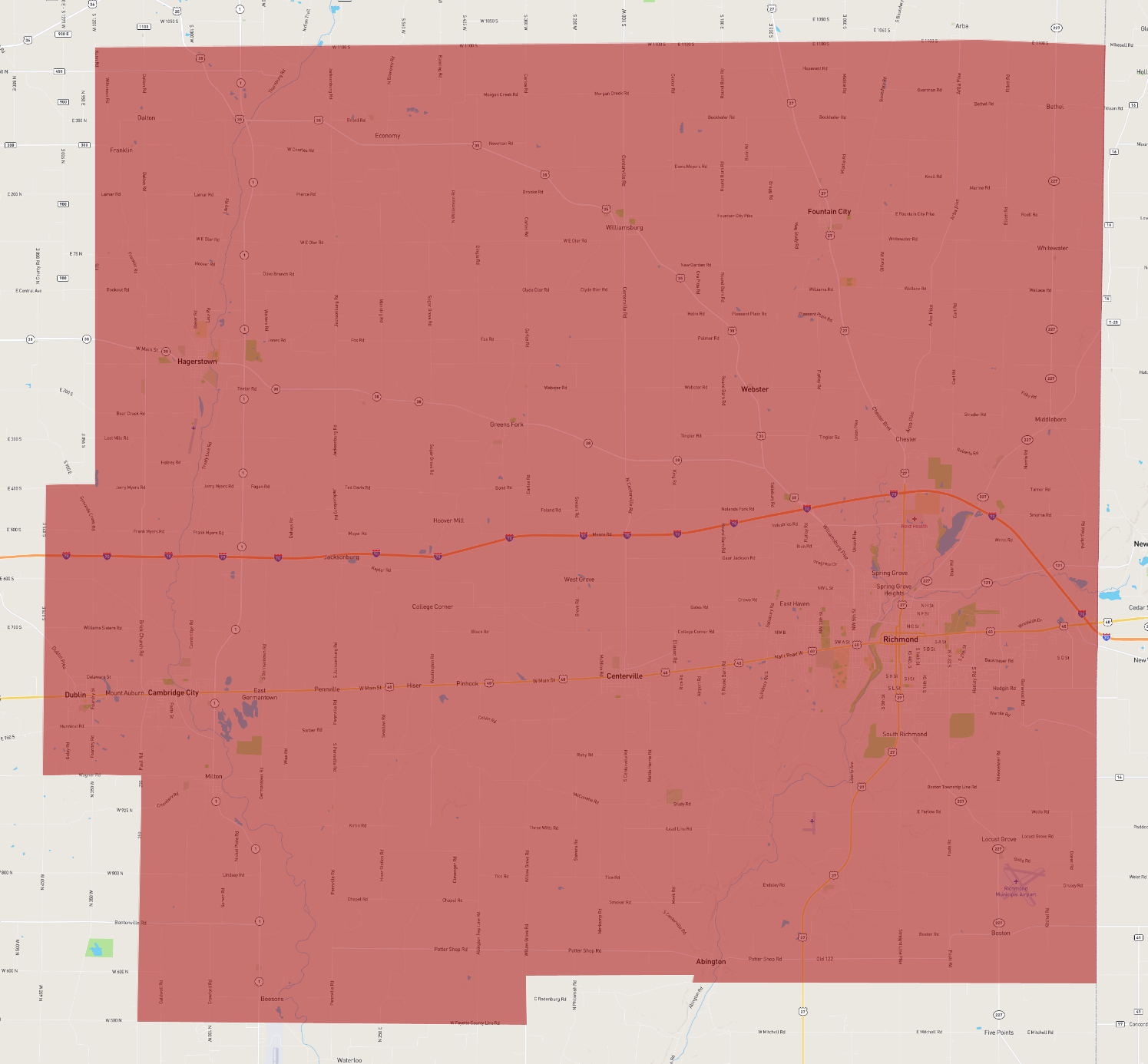 Indiana Wayne County