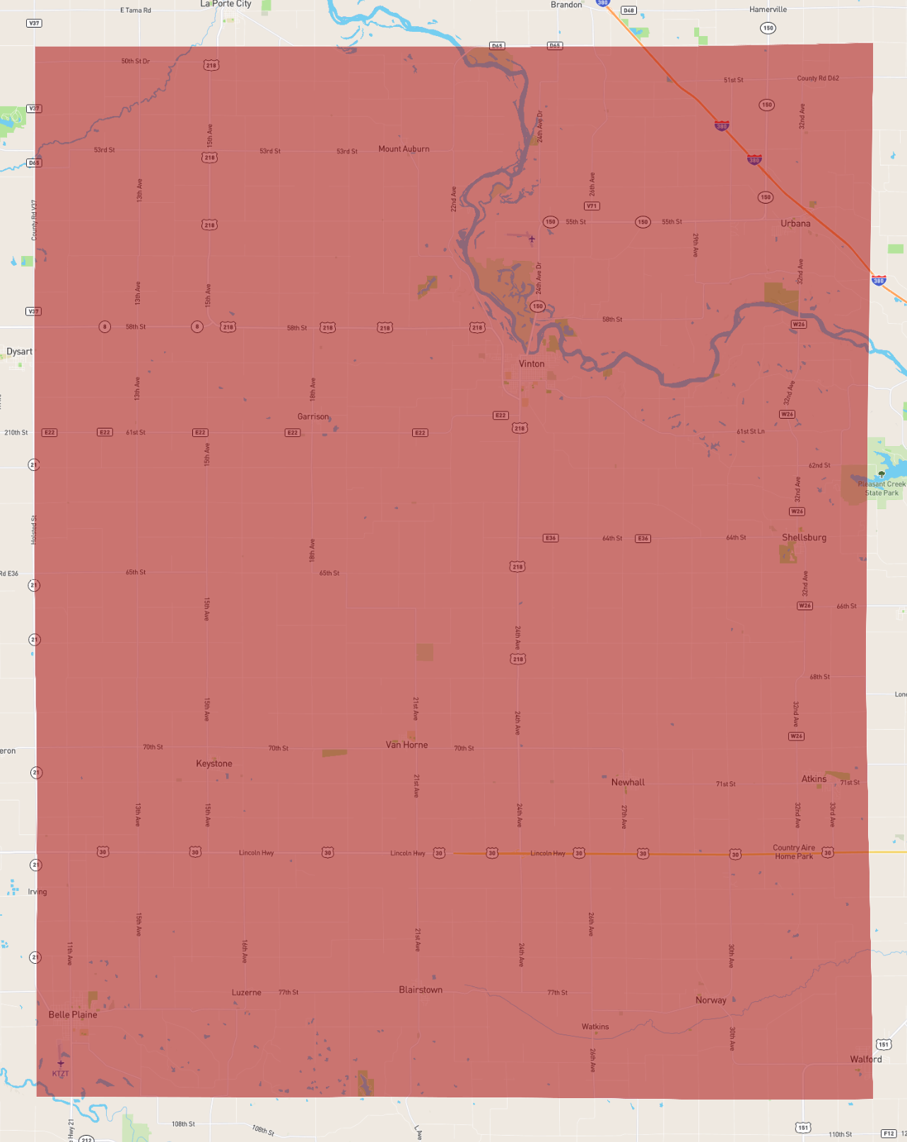 Iowa Benton County