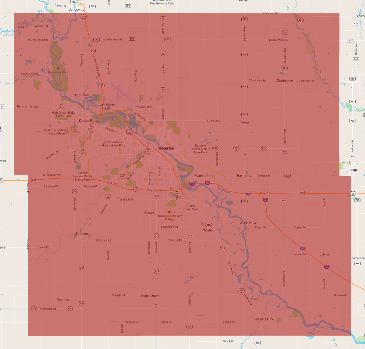 Iowa Black Hawk County