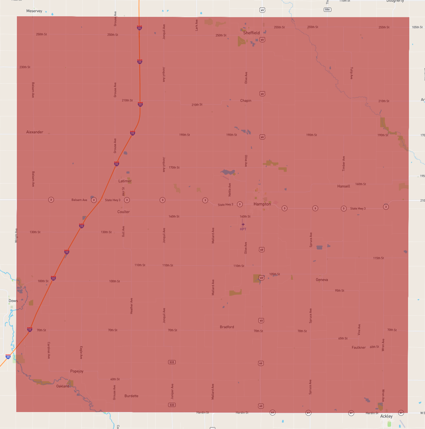 Iowa Franklin County