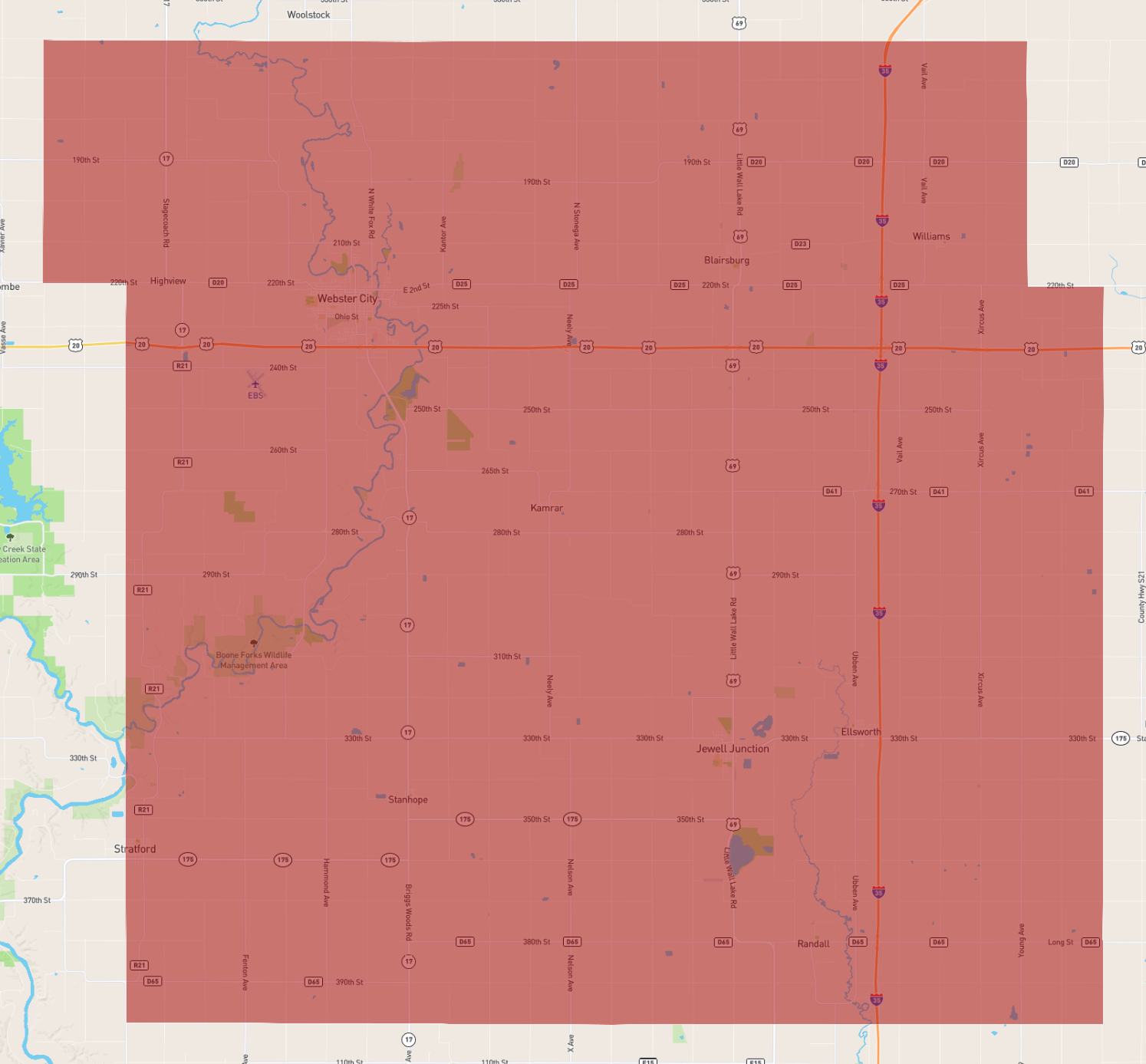 Iowa Hamilton County