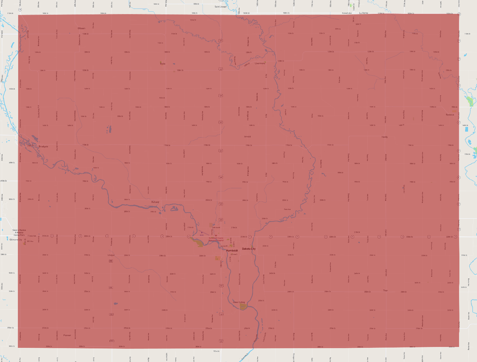 Iowa Humboldt County