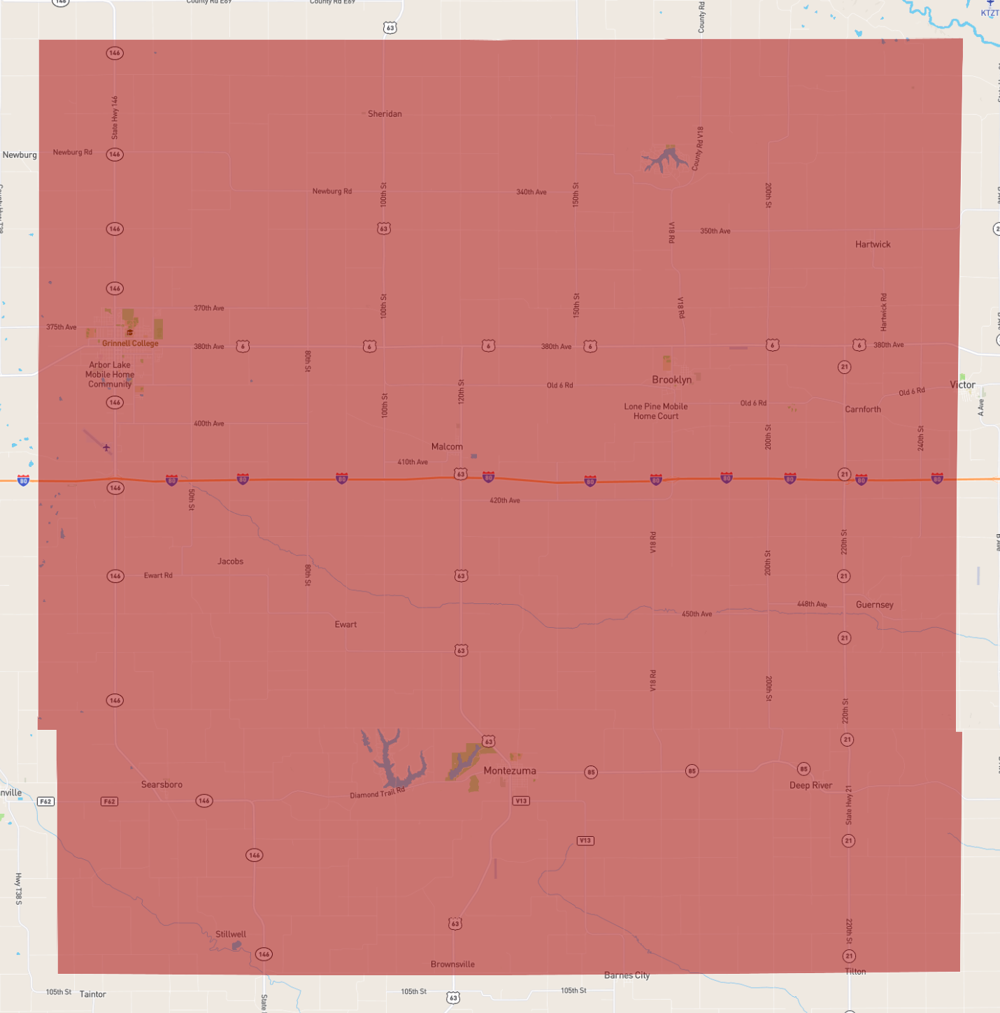 Iowa Poweshiek County