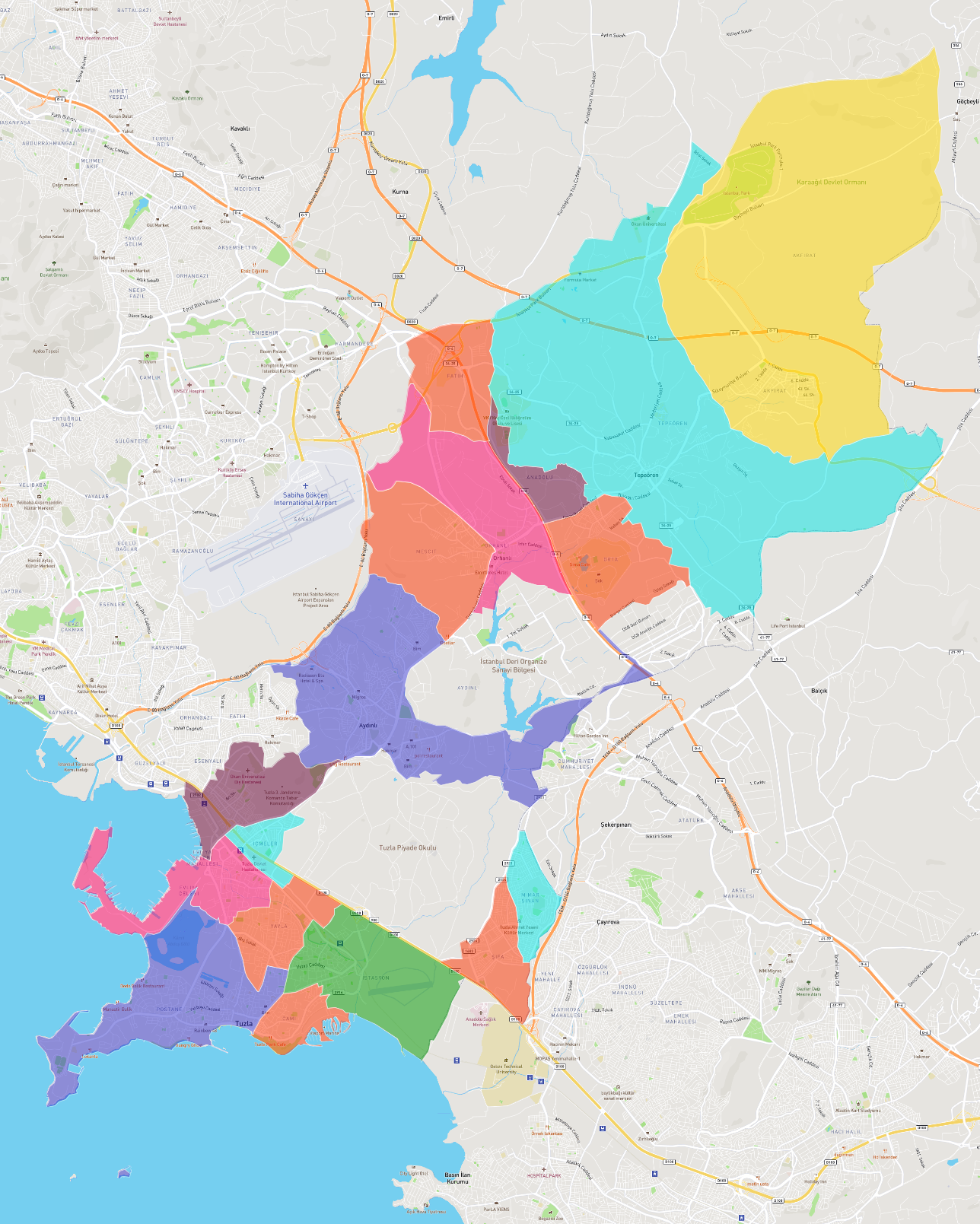  stanbul tuzla n n mahalleleri atlasbig