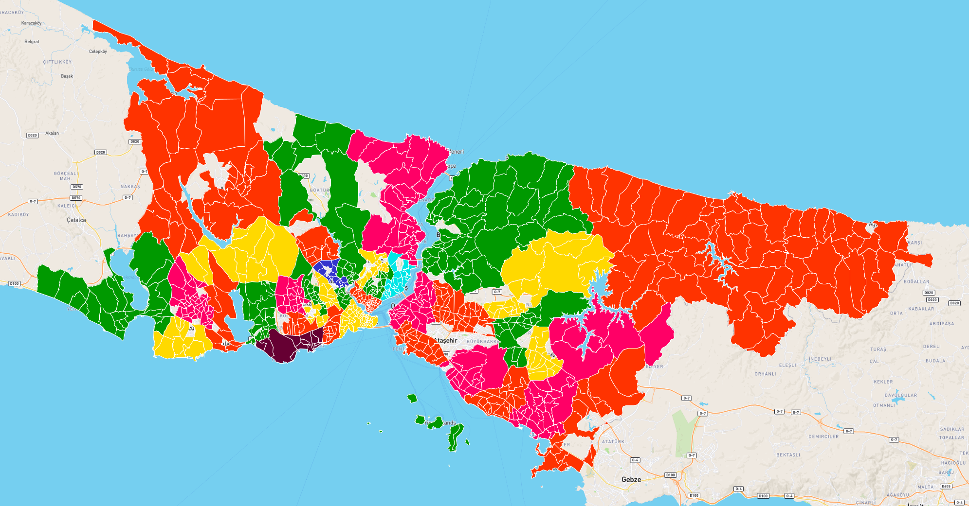 İstanbul'un Mahalleleri - AtlasBig.com