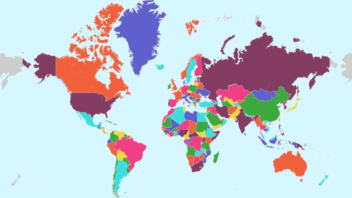 インタラクティブな国の地図 Atlasbig Com