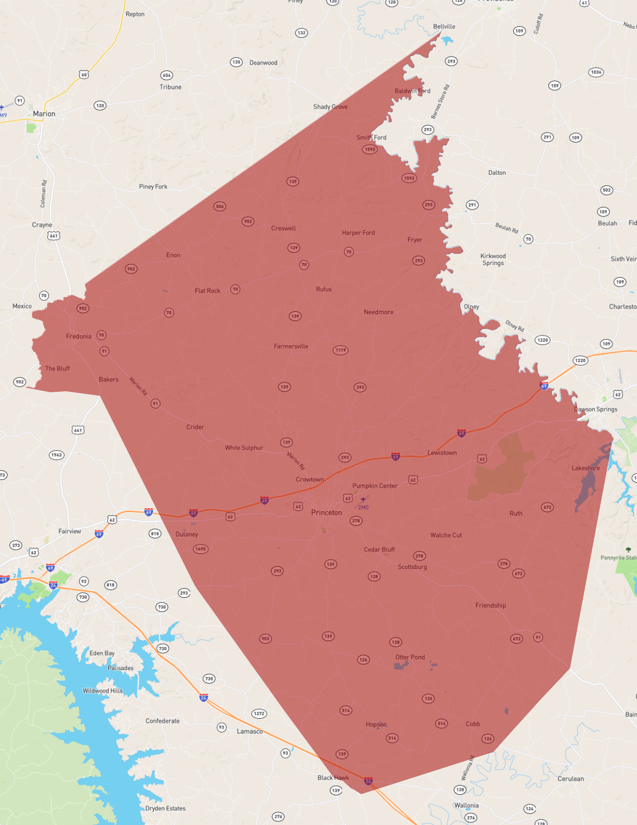 Kentucky Caldwell County