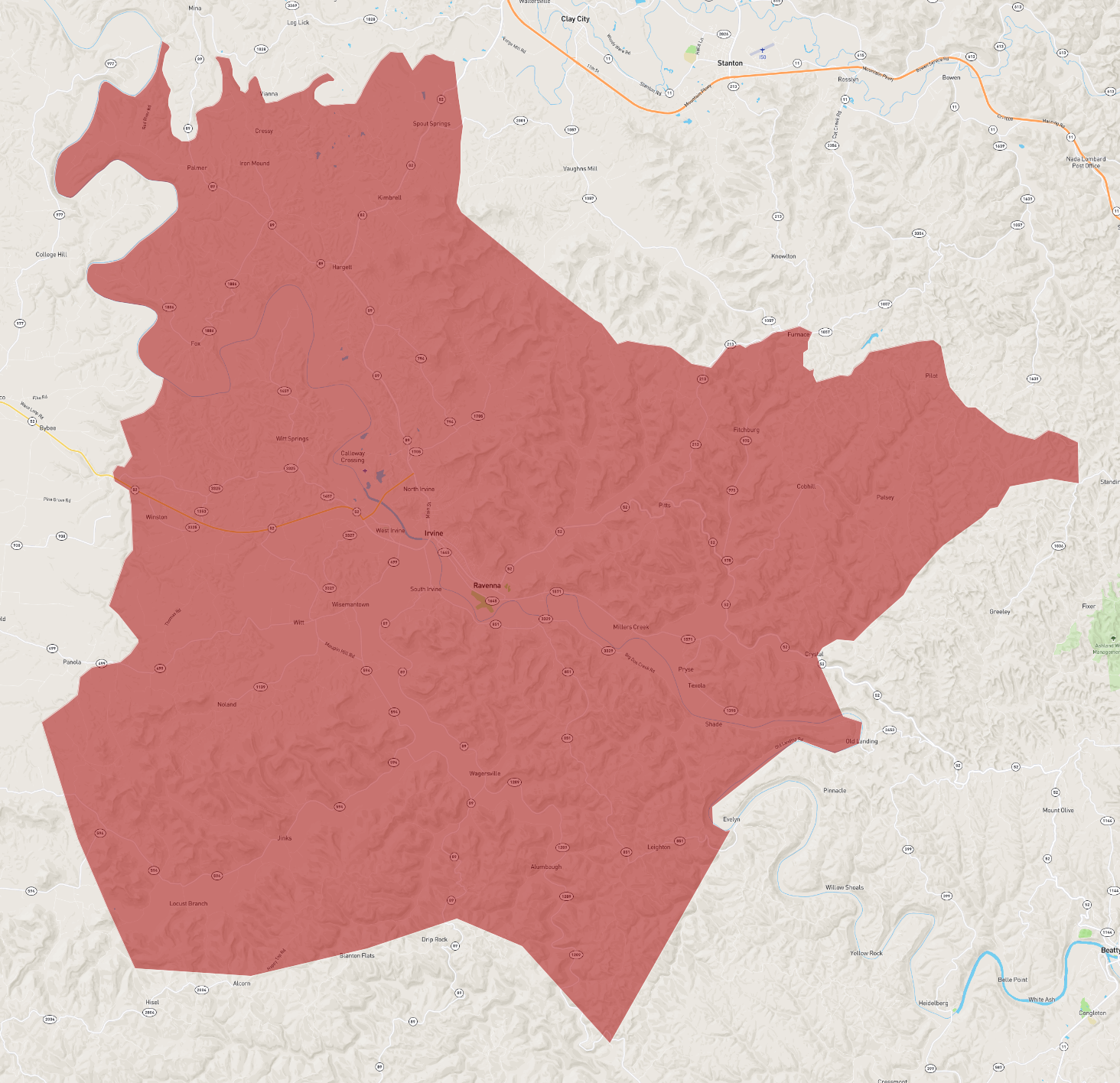 Estill County Maps