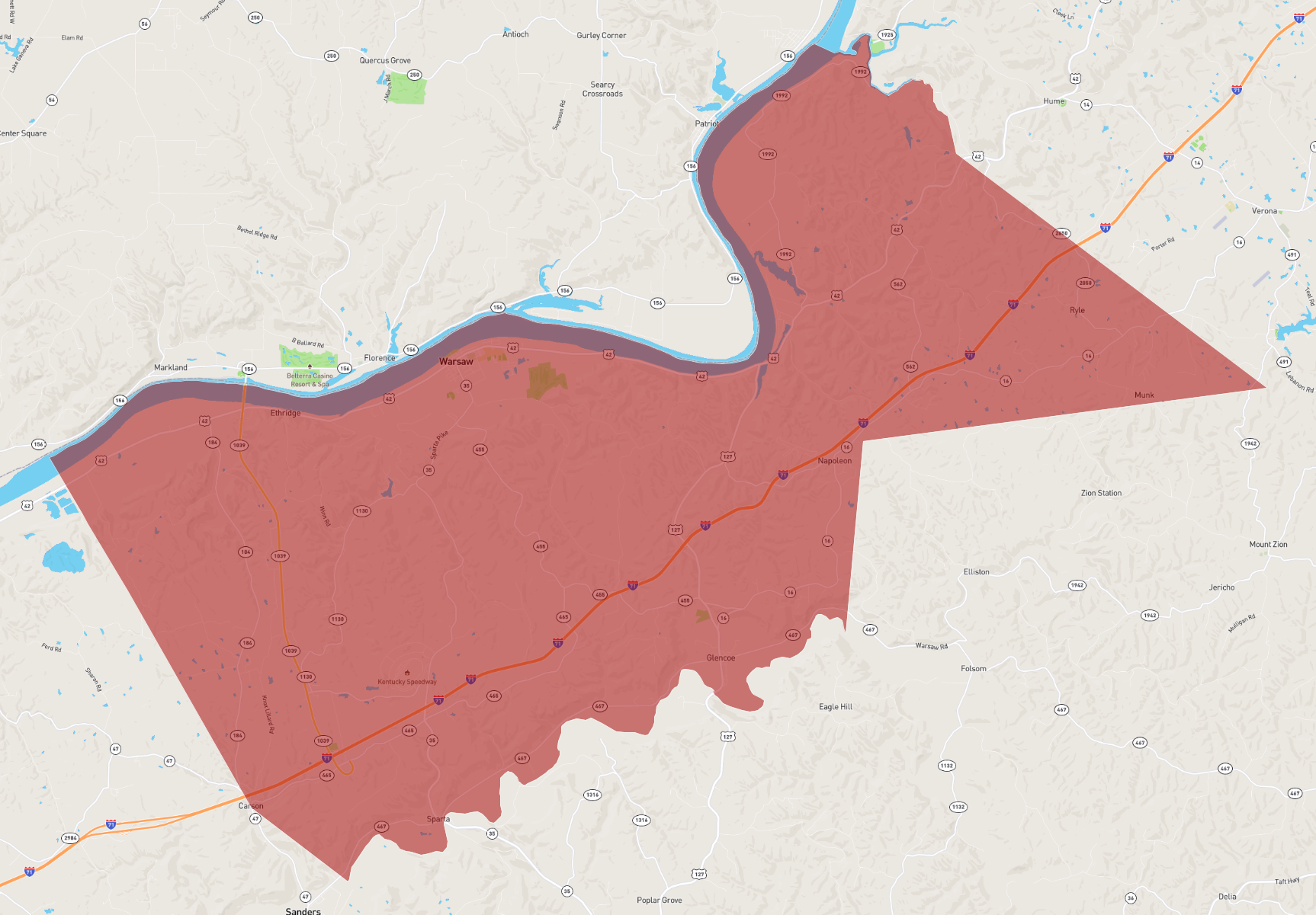 Kentucky Gallatin County