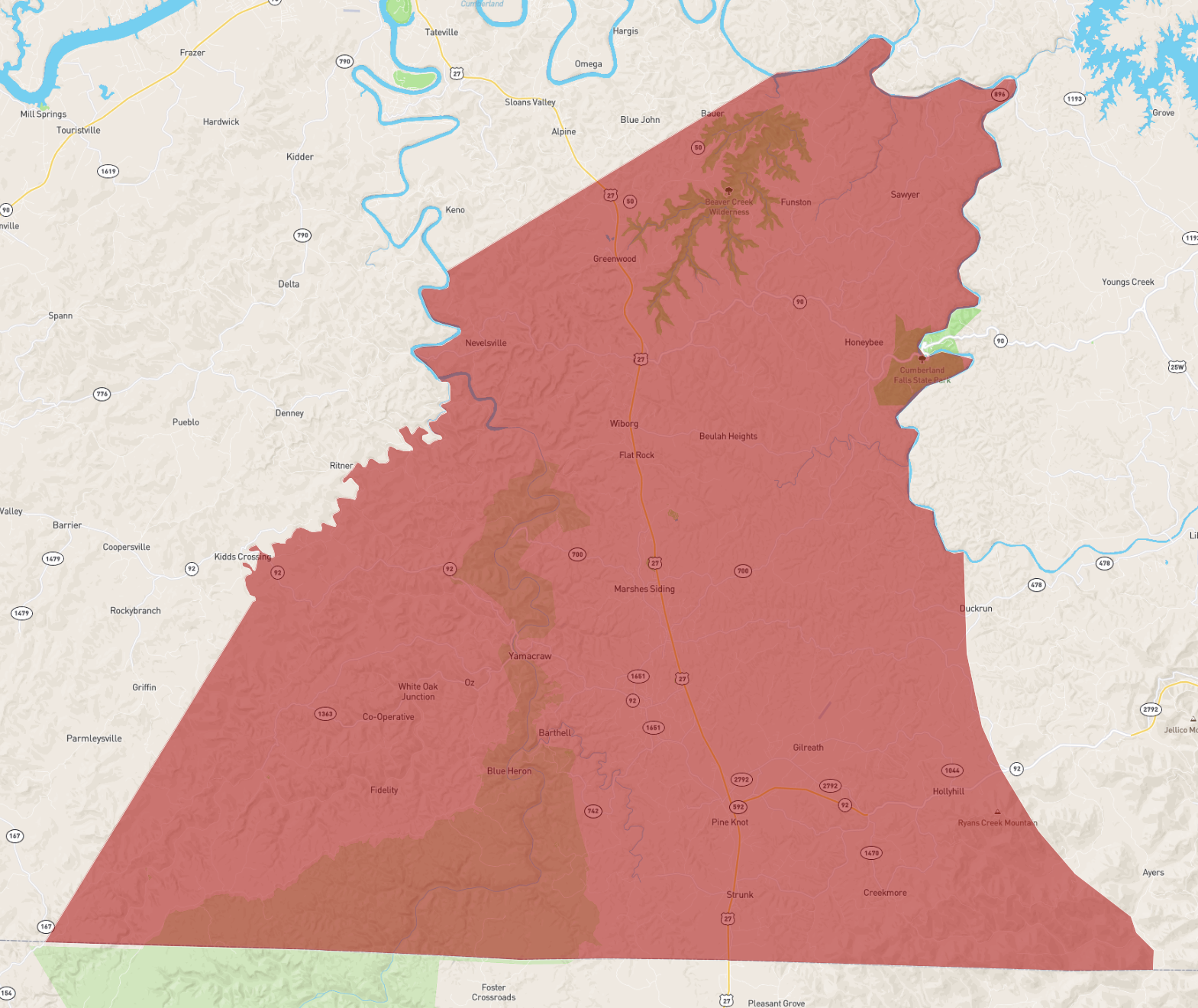 Kentucky McCreary County