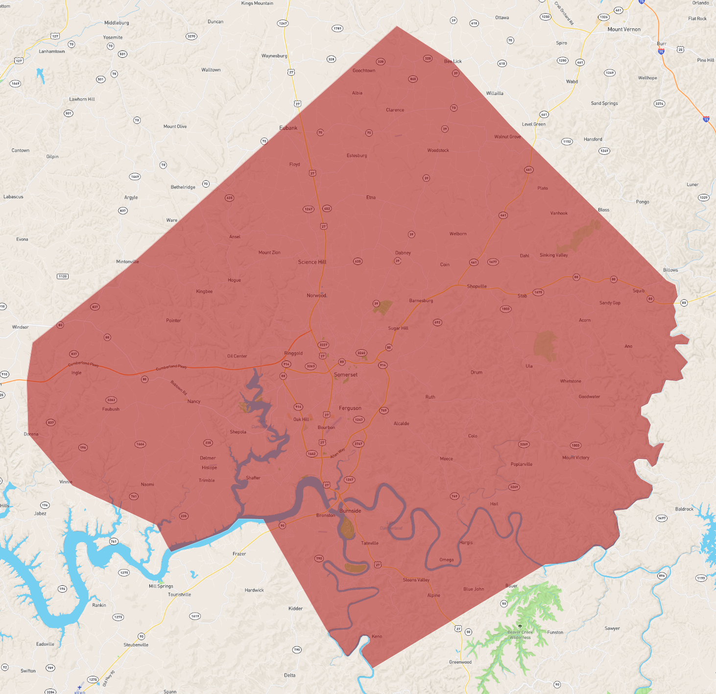 Kentucky Pulaski County