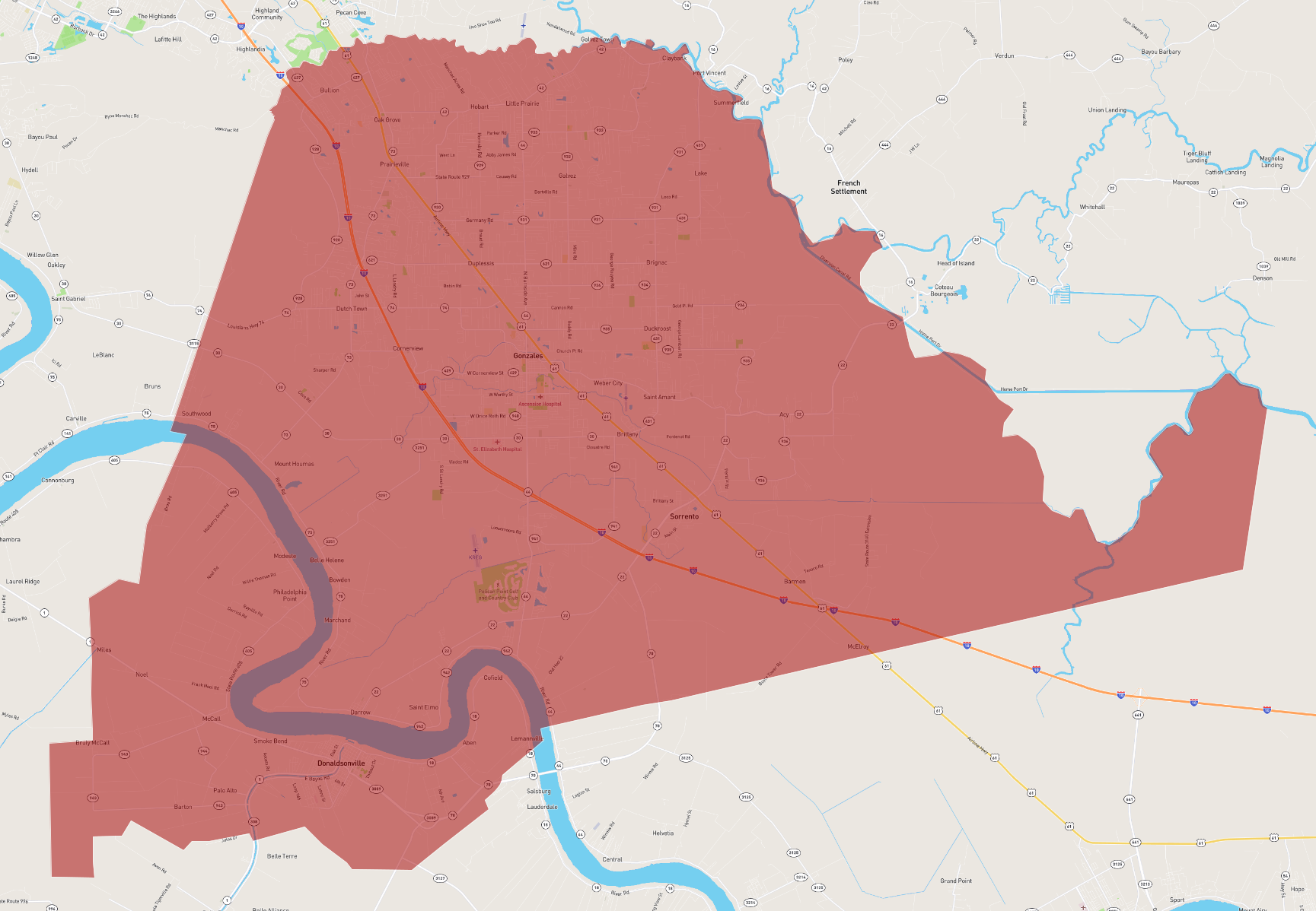 Louisiana Ascension Parish