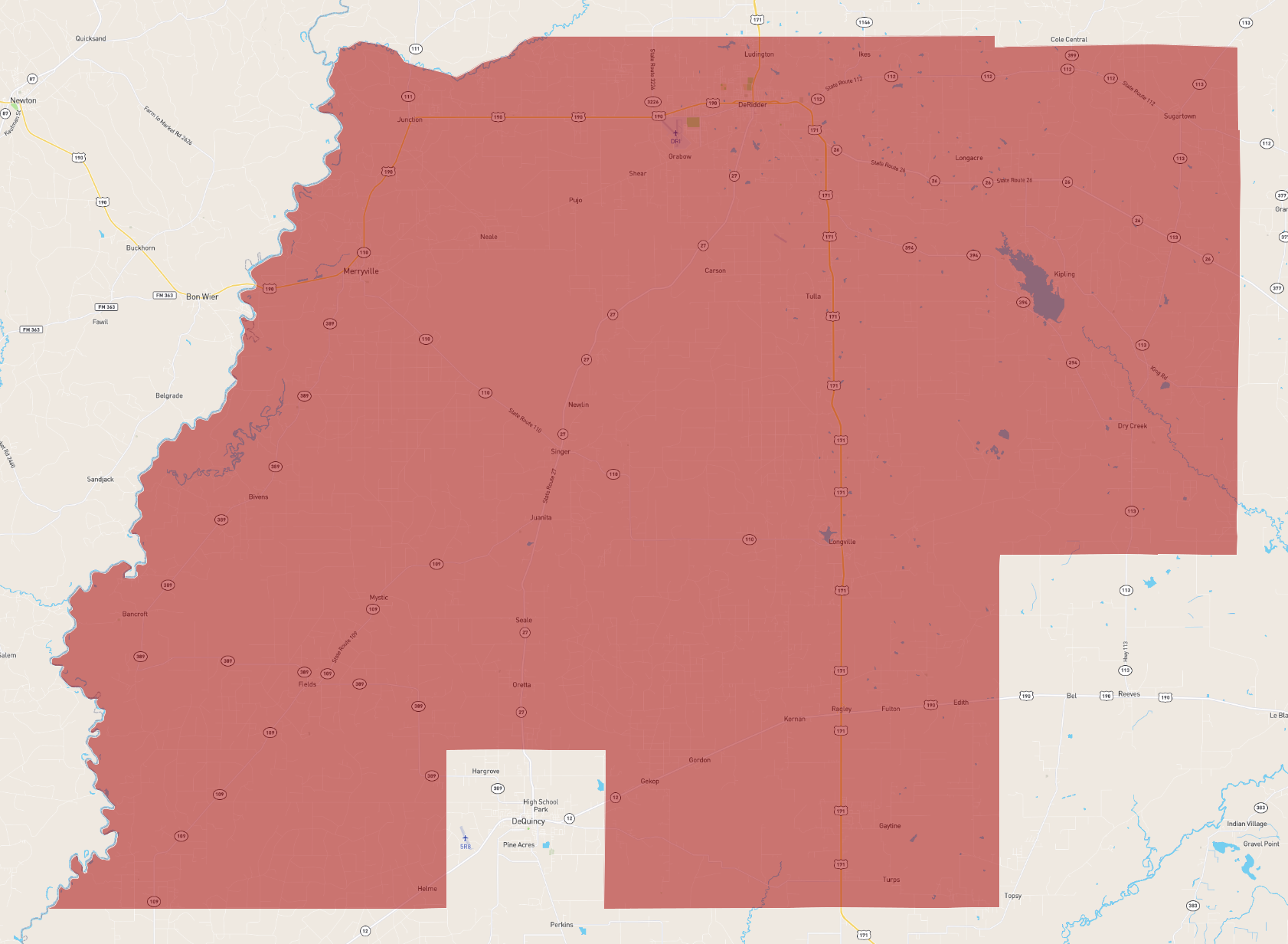 Louisiana Beauregard Parish