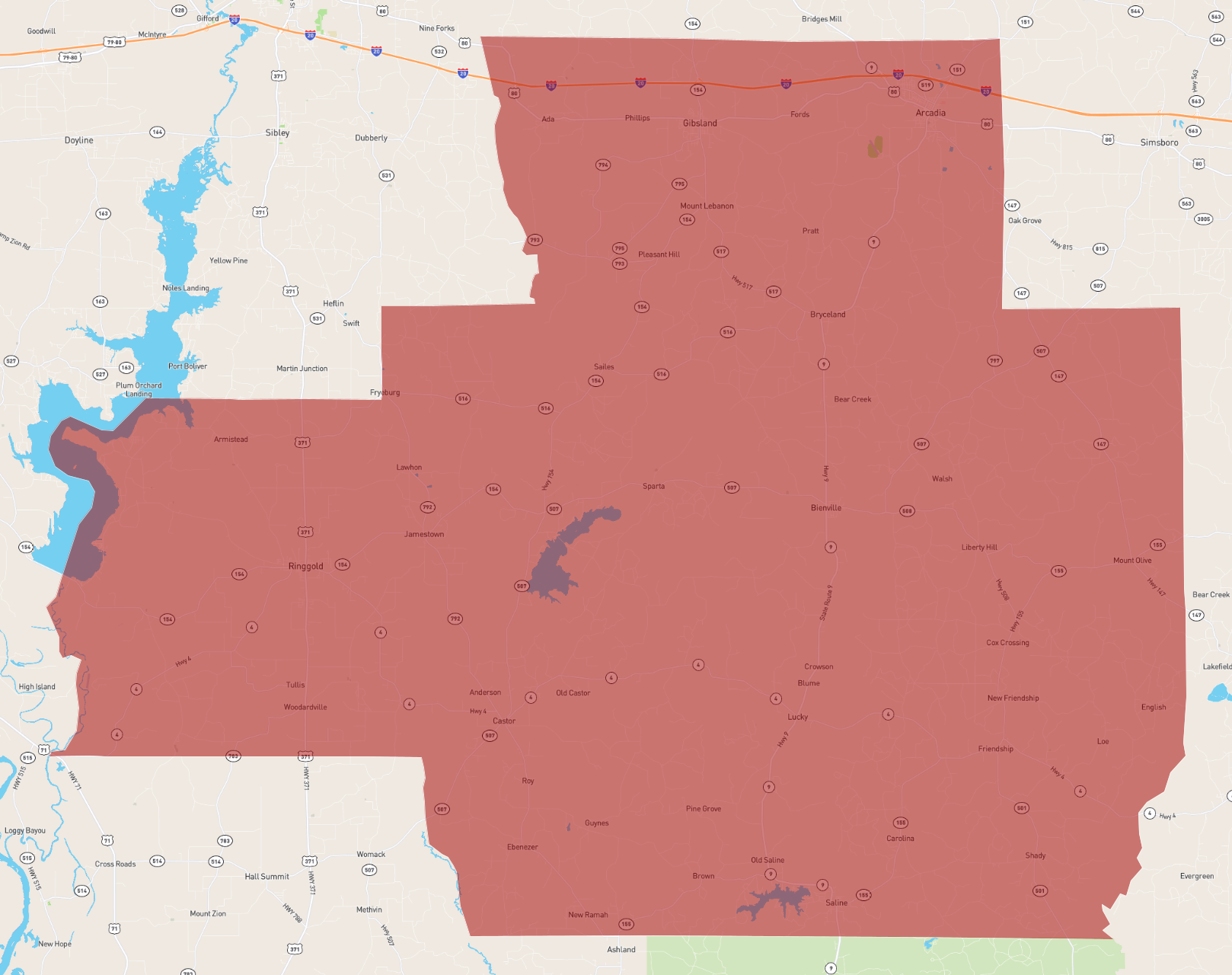 Louisiana Bienville Parish