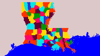 Counties of Louisiana Thumbnail