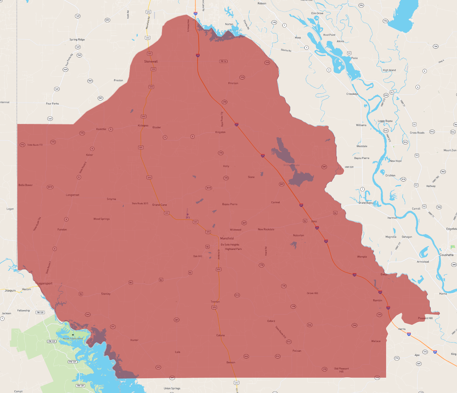 Louisiana De Soto Parish