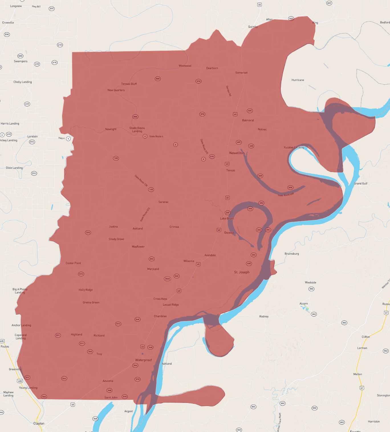 Louisiana Tensas Parish