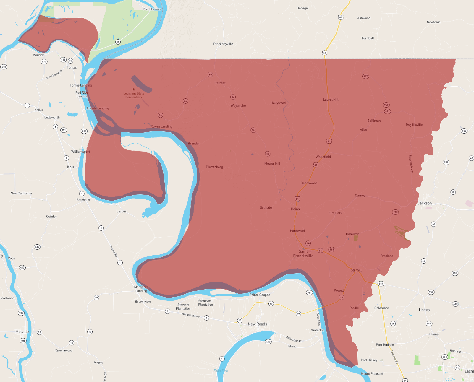 Louisiana West Feliciana Parish