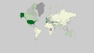 Map of Countries by International Tourism Income Thumbnail