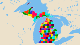 Counties in Michigan Thumbnail