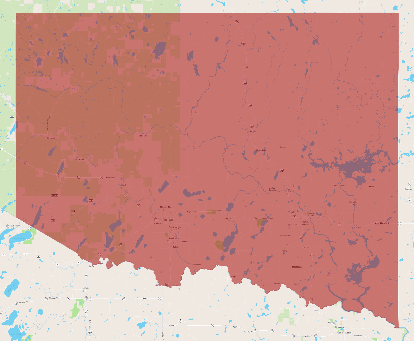 Michigan Iron County