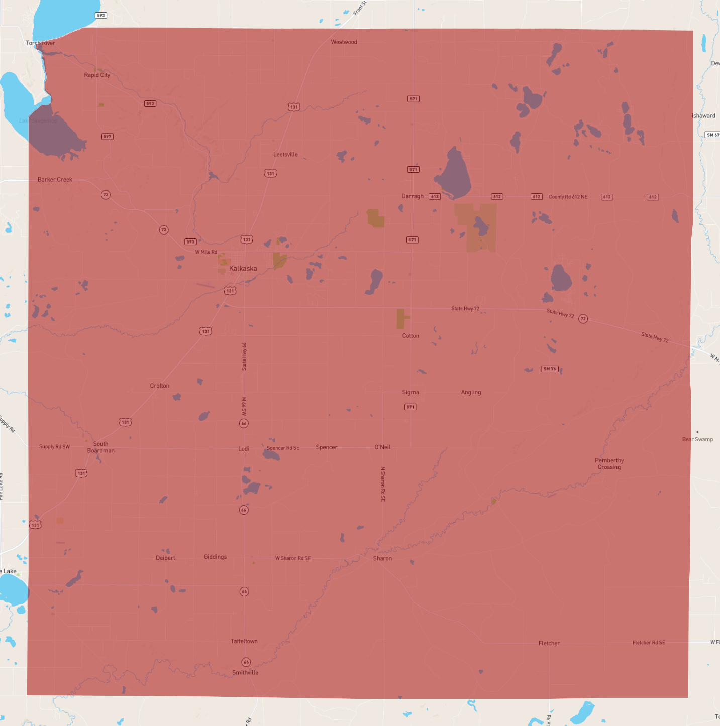 Michigan Kalkaska County