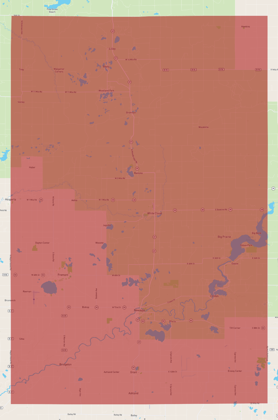 Michigan Newaygo County