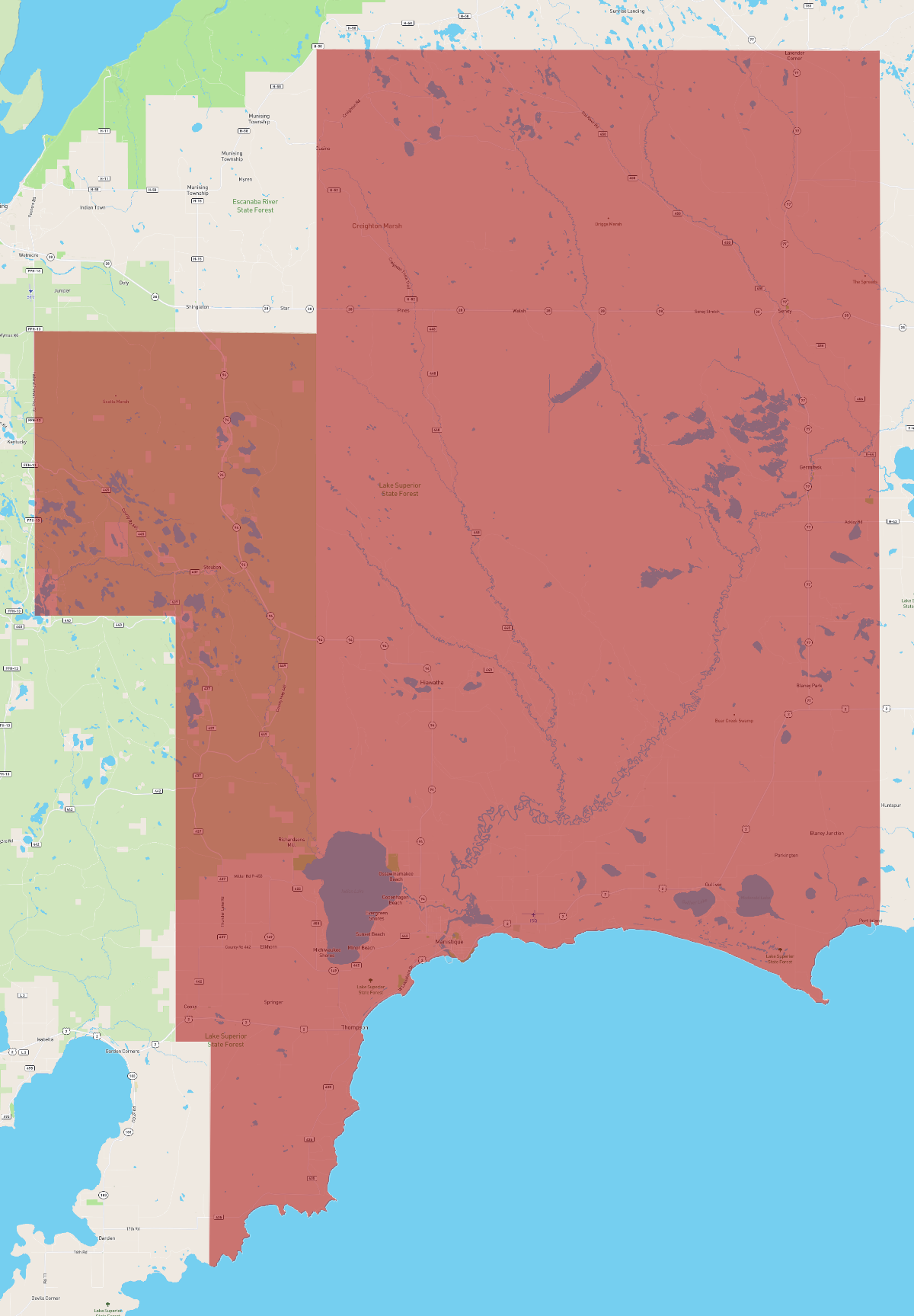 Michigan Schoolcraft County