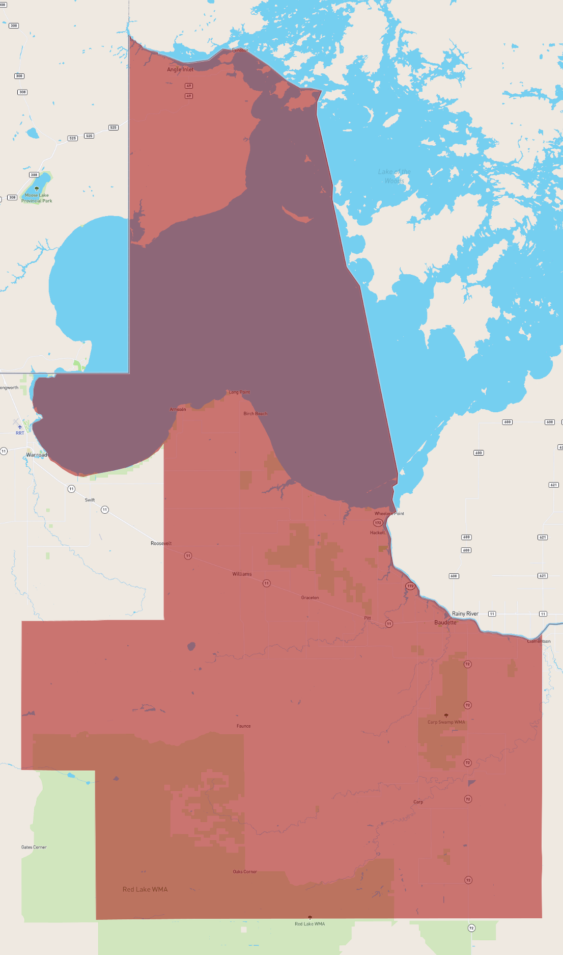 Minnesota Lake of the Woods County