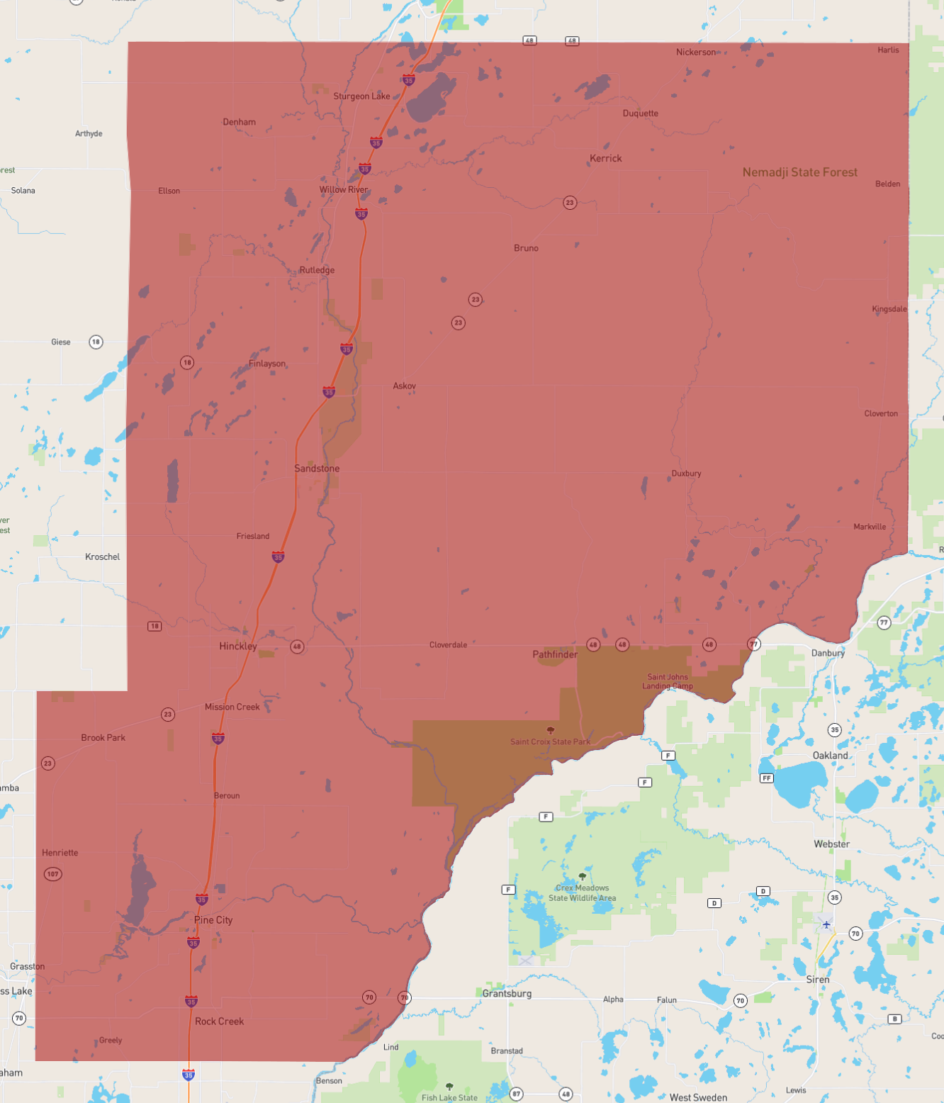 Minnesota Pine County