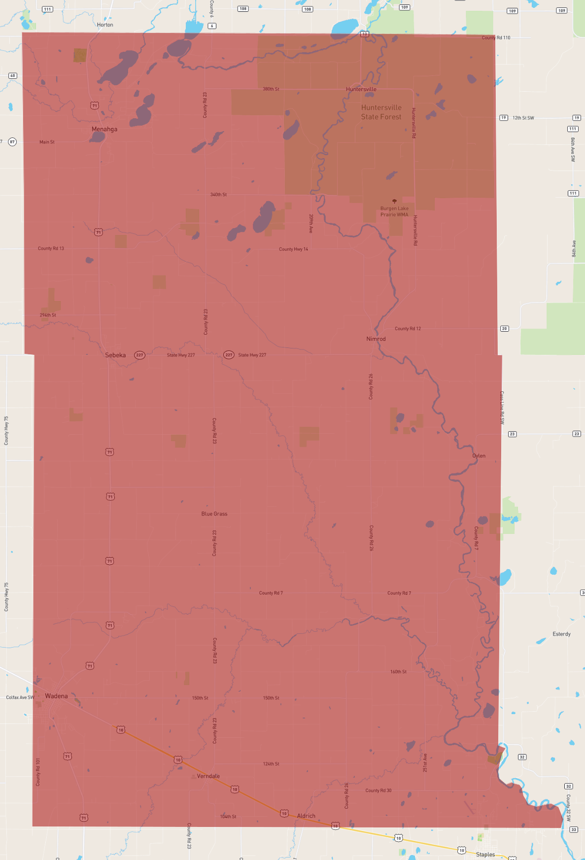 Minnesota Wadena County