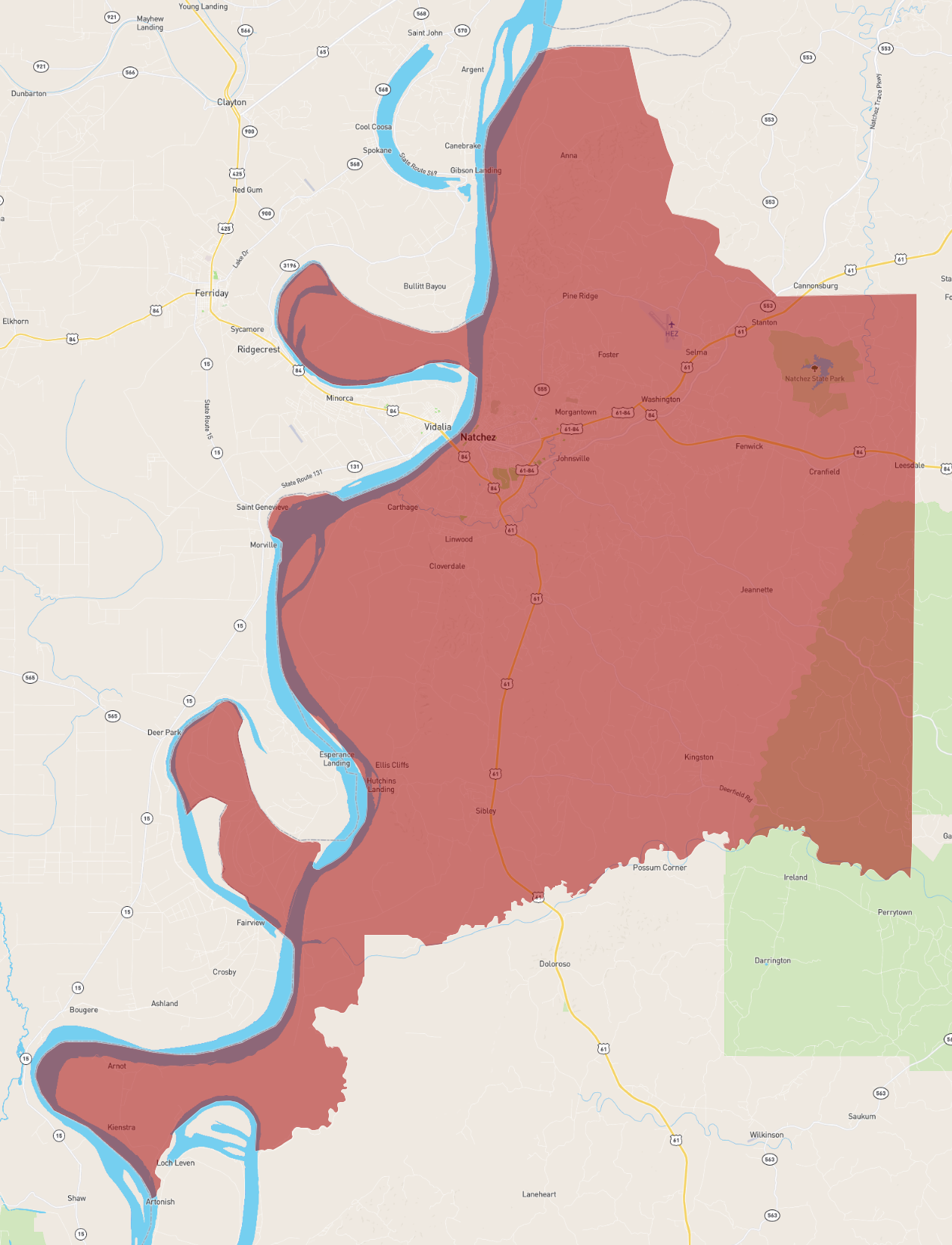 Mississippi Adams County