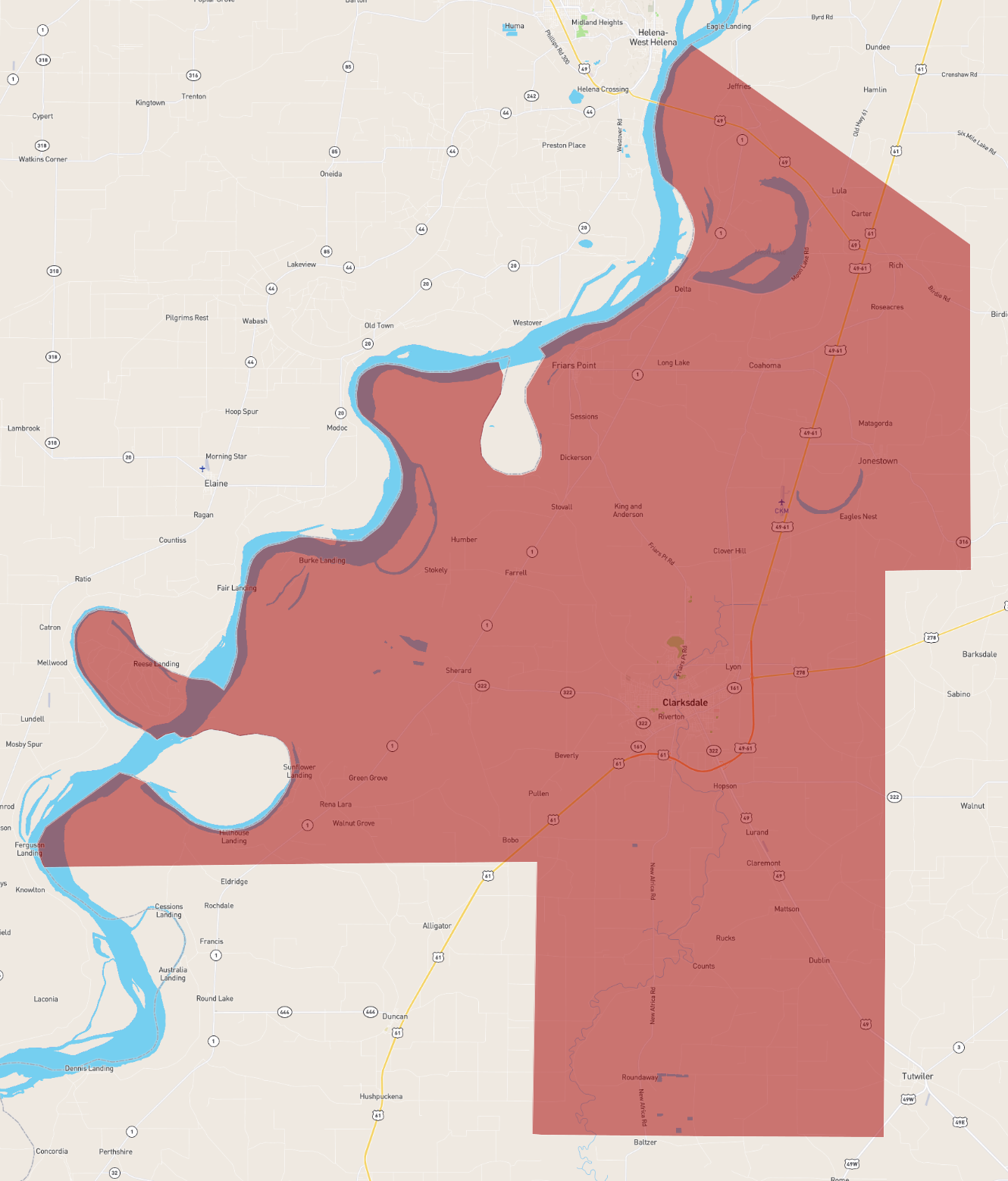 Mississippi Coahoma County