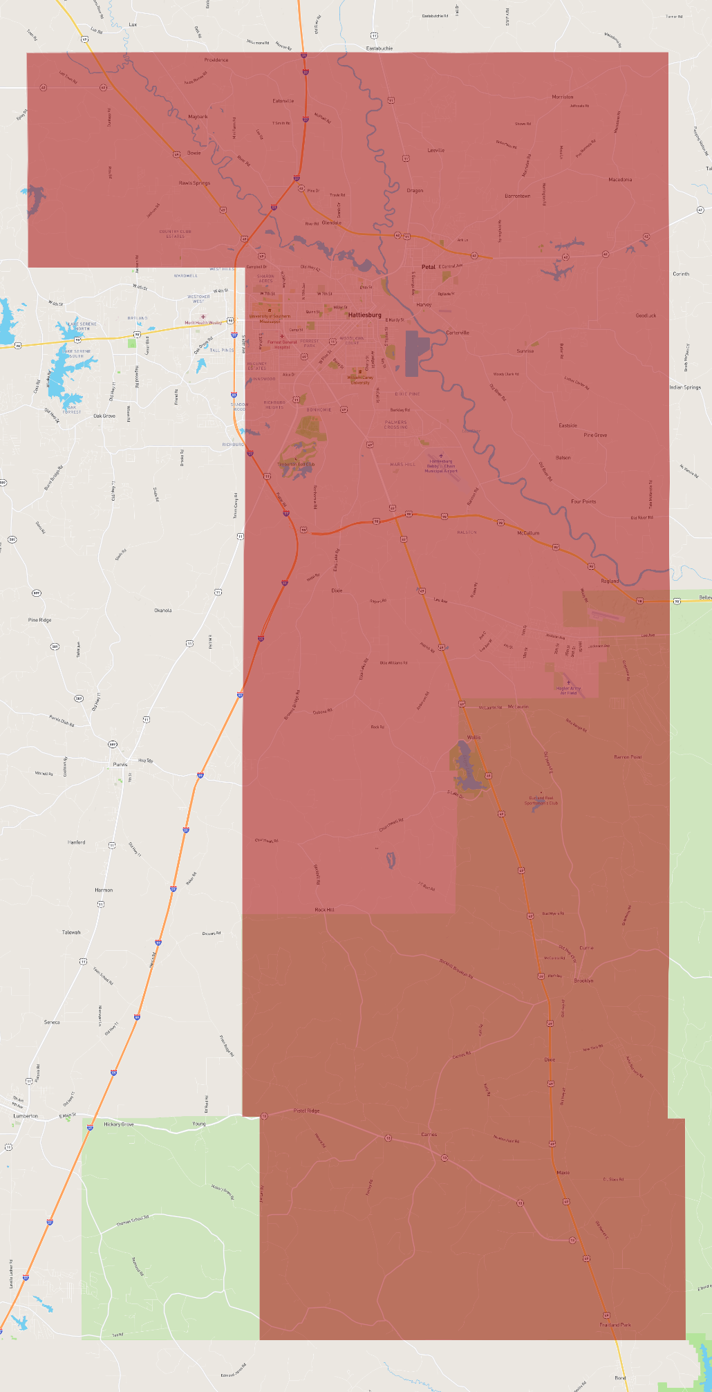 Mississippi Forrest County