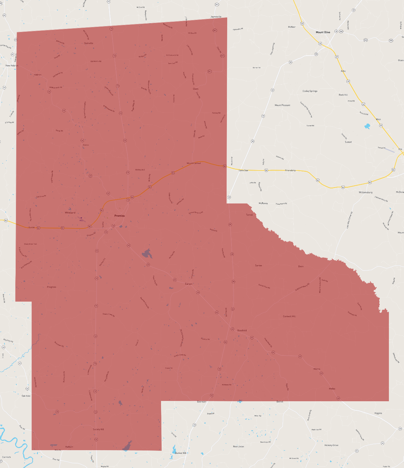 Mississippi Jefferson Davis County