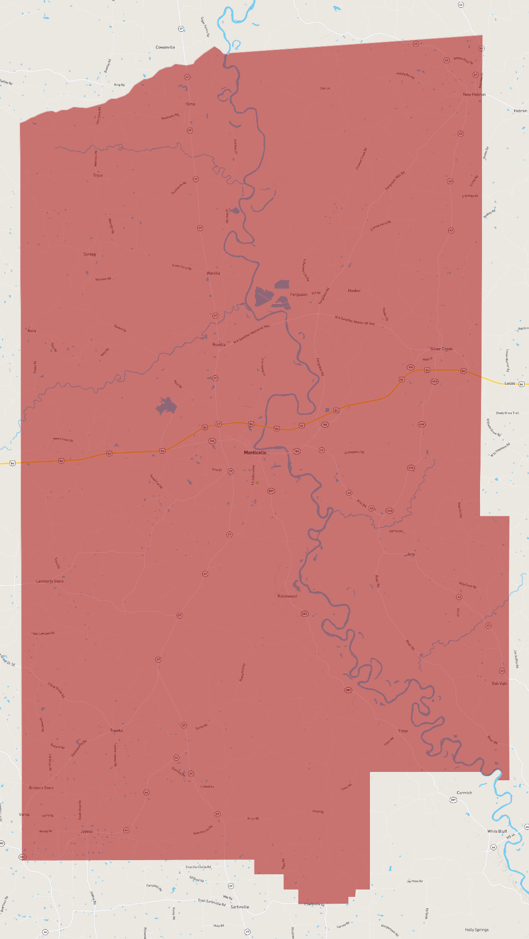 Mississippi Lawrence County
