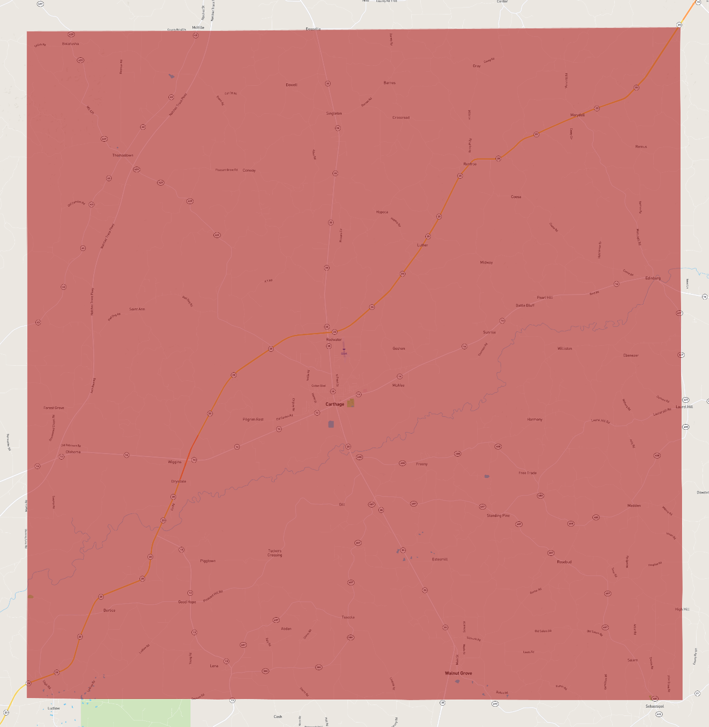 Mississippi Leake County