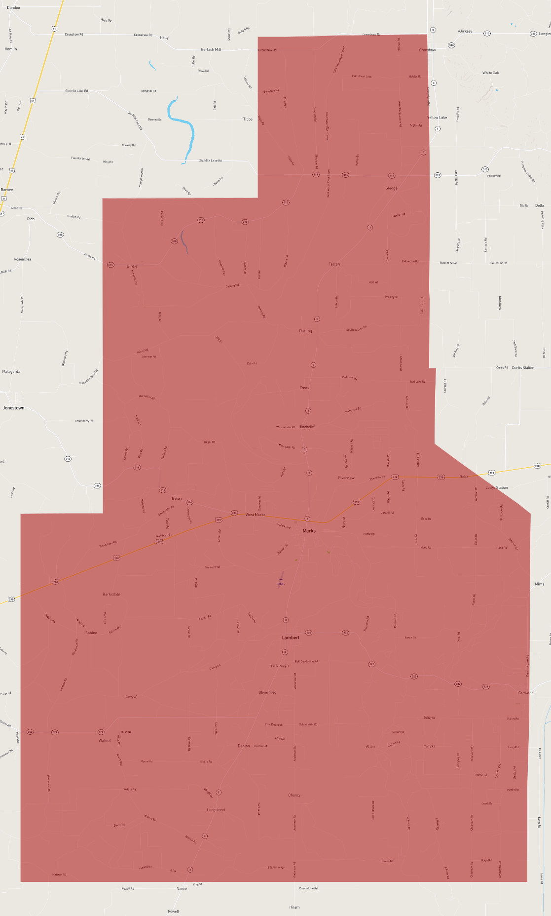 Mississippi Quitman County