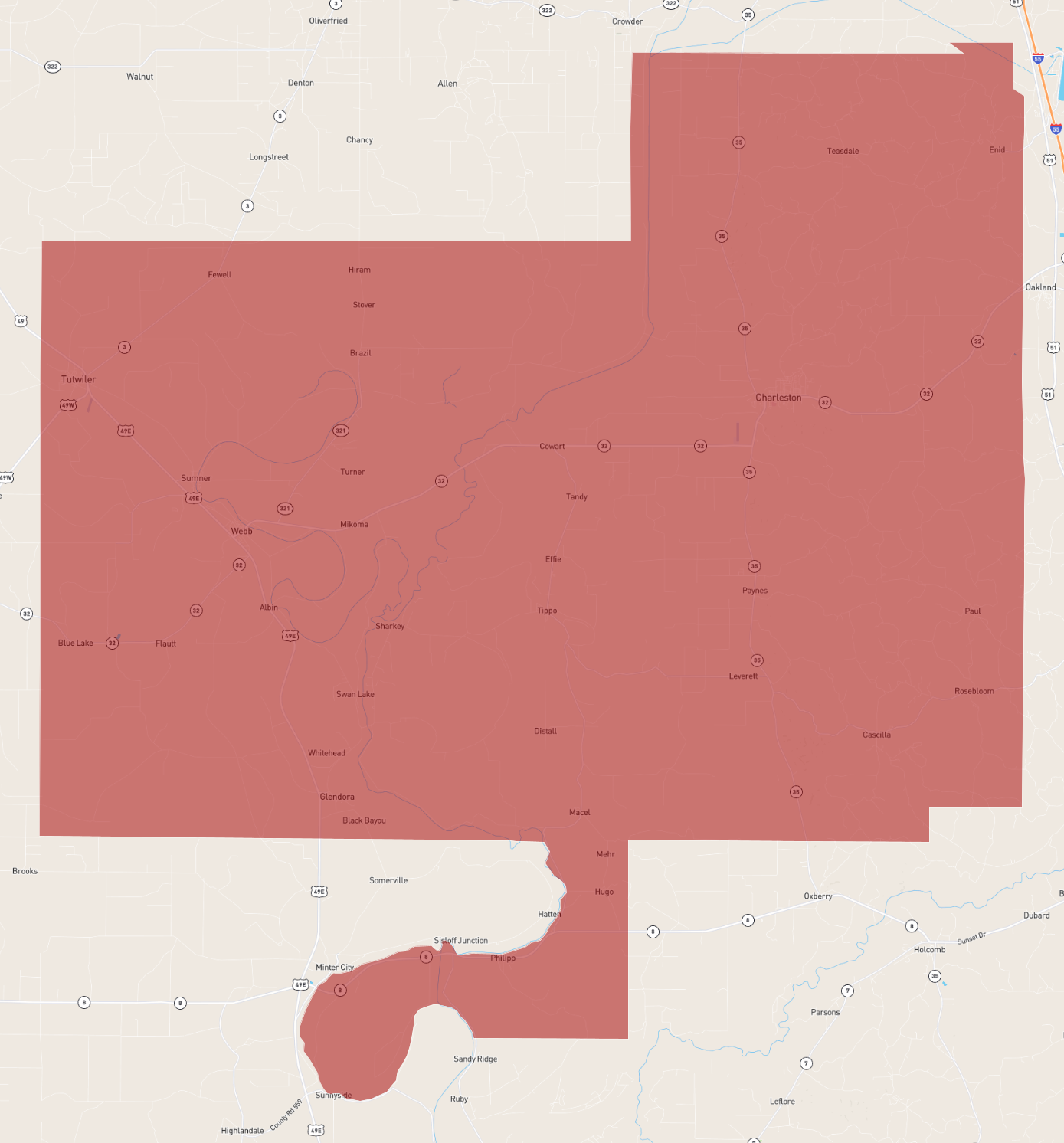 Mississippi Tallahatchie County