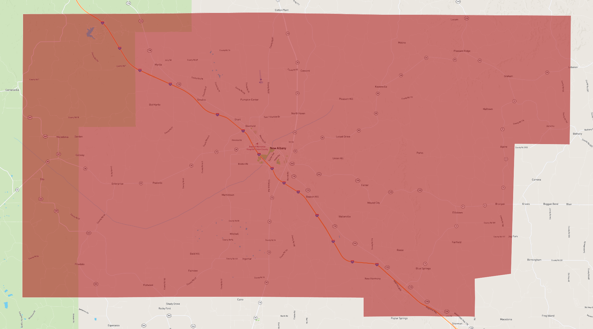 Mississippi Union County
