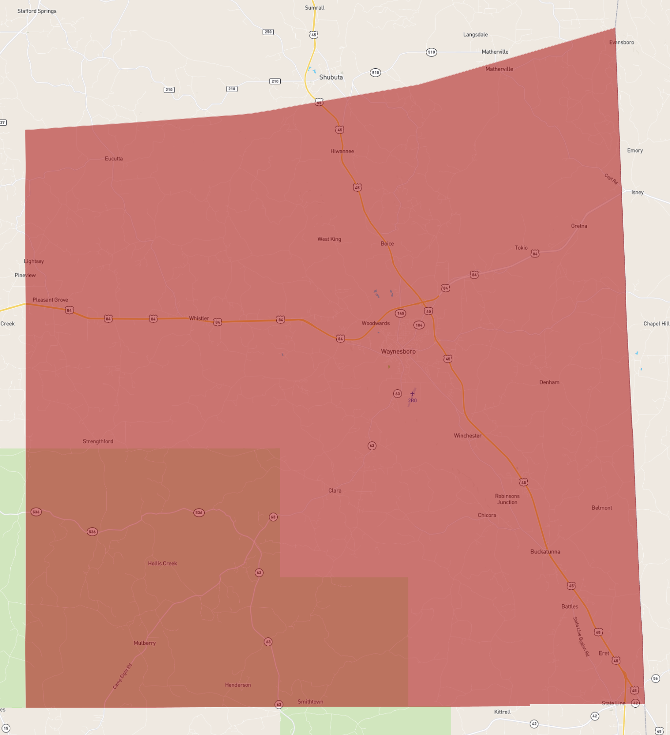 Mississippi Wayne County