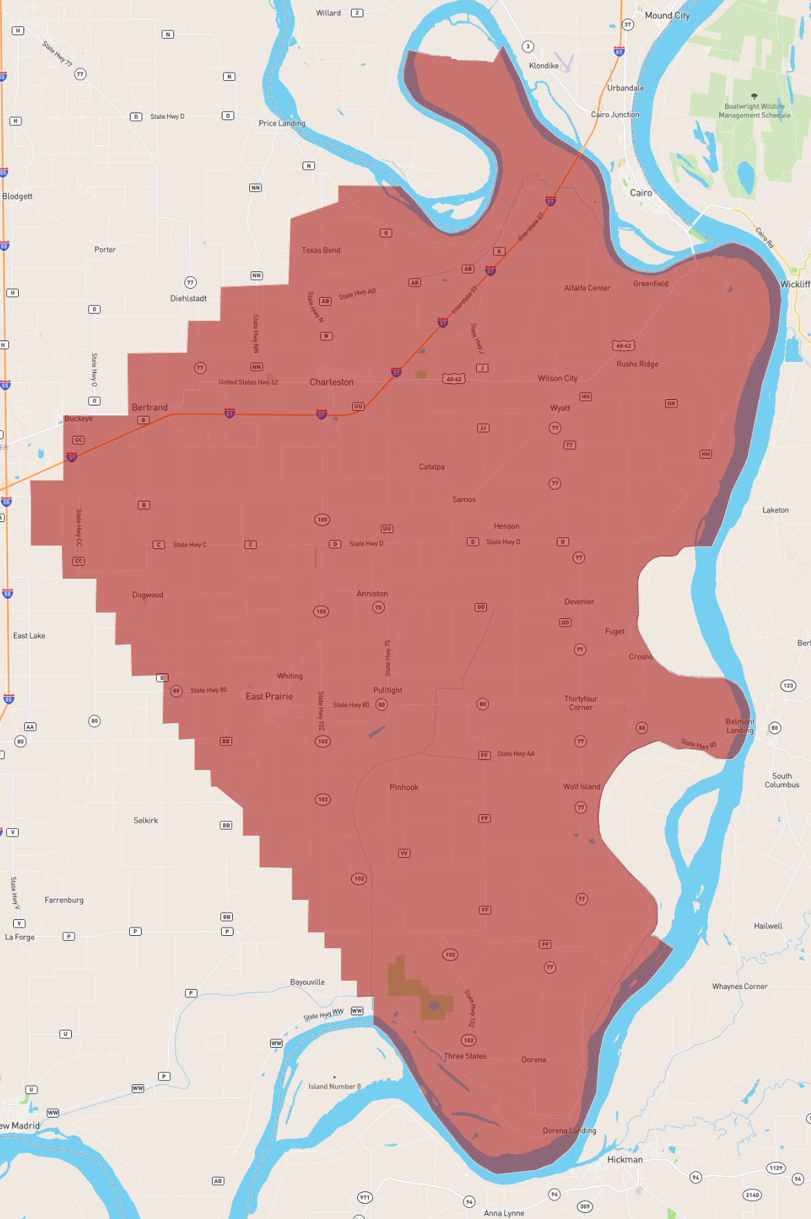 Missouri Mississippi County