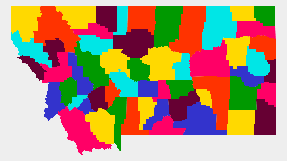 Counties of Montana Thumbnail